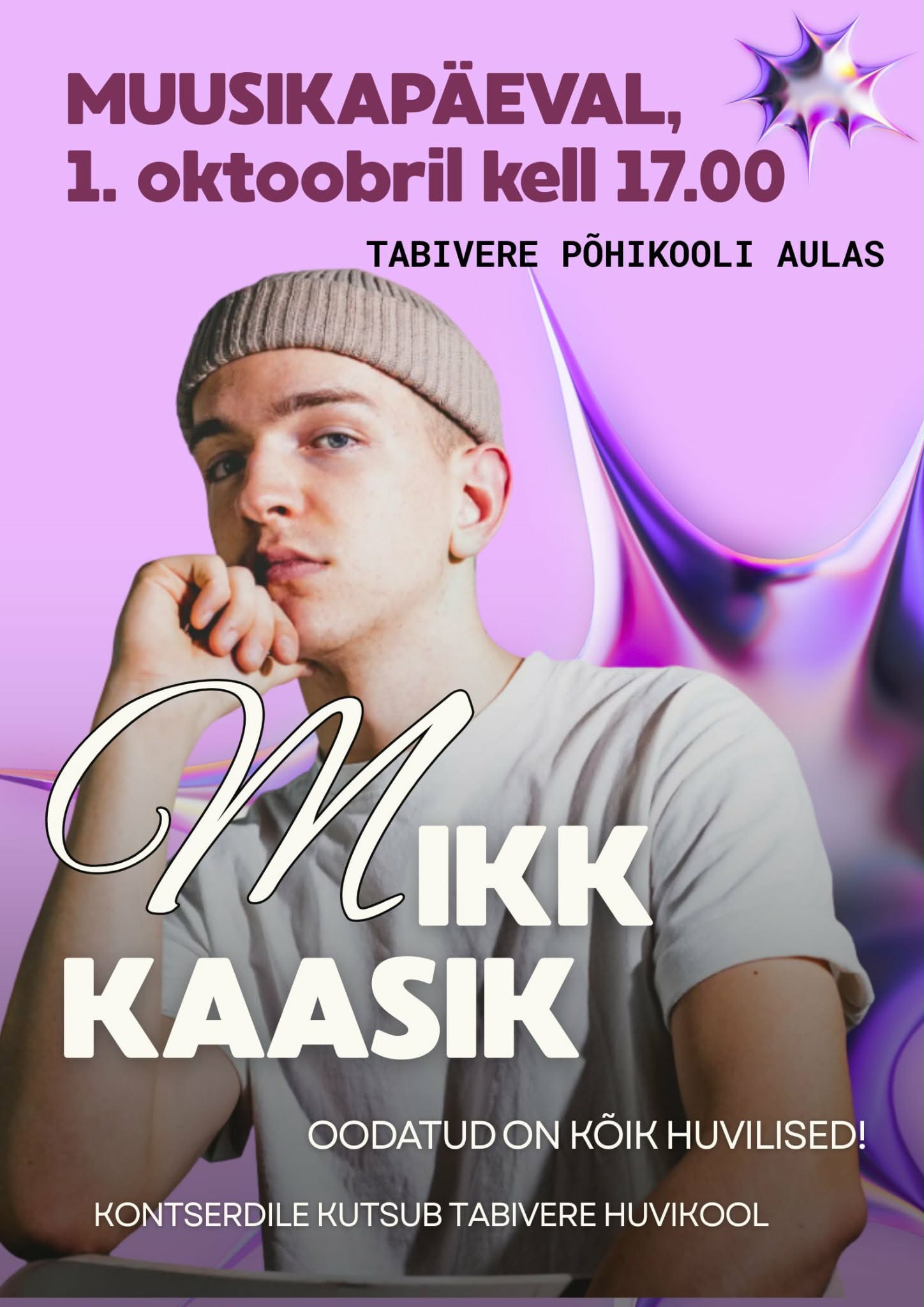 Külla tuleb jazzpianist Mikk Kaasik
